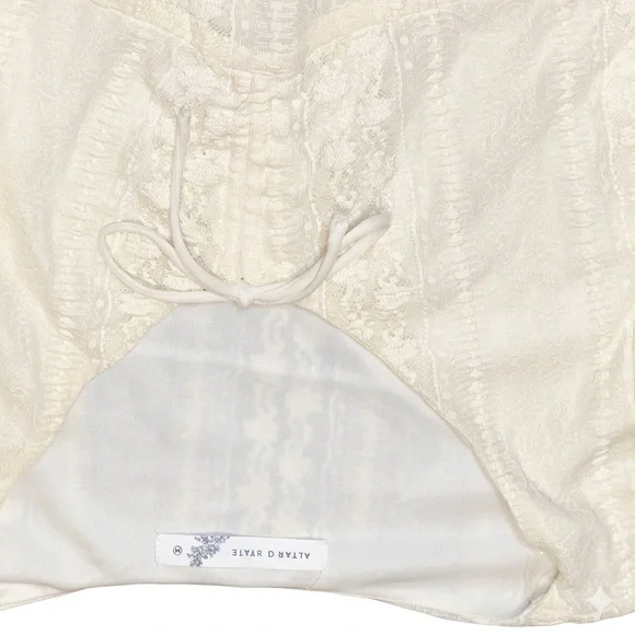 Altar'd State Ivory Lace Blouse - Picture 3 of 4
